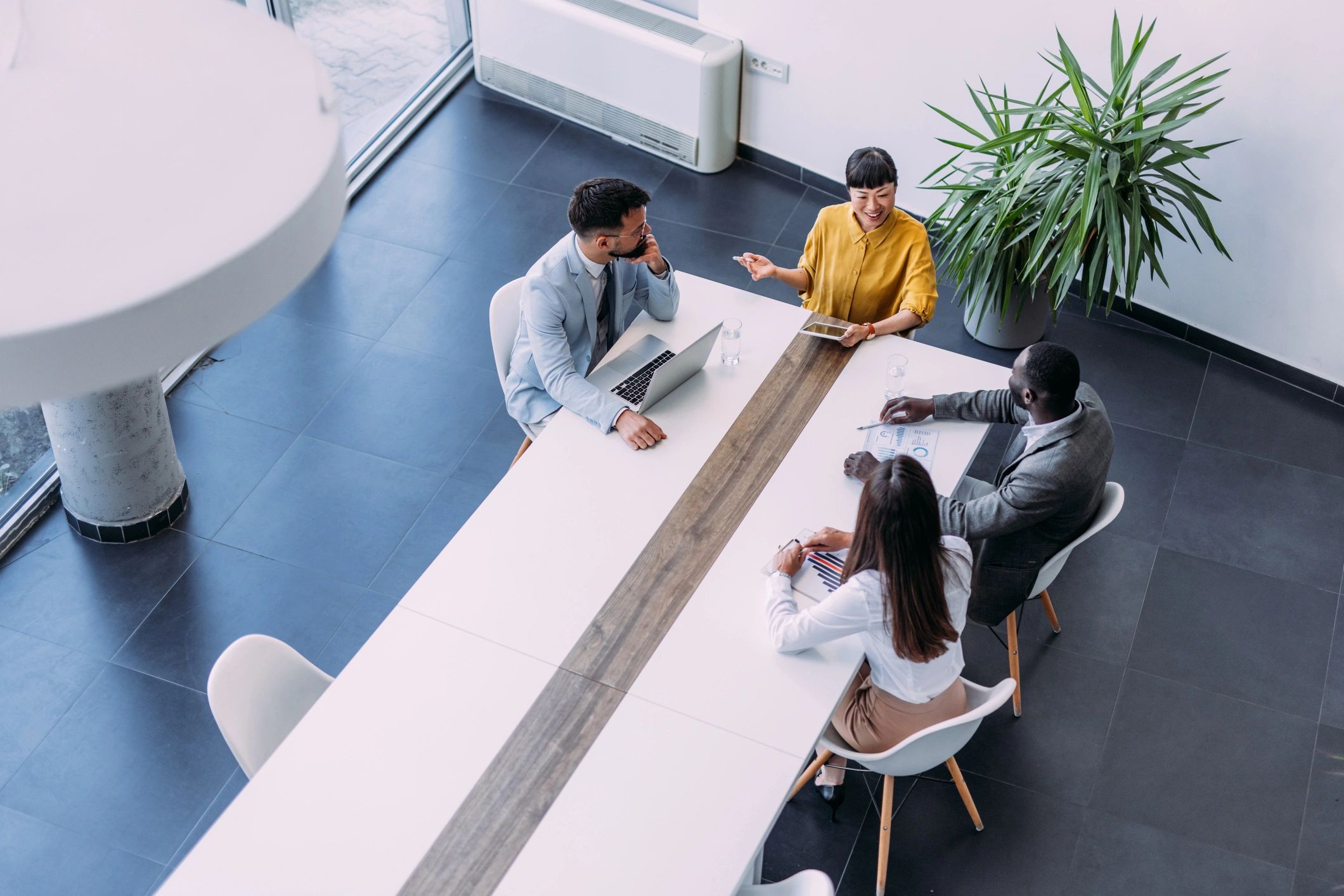 Business persons on meeting in the office.